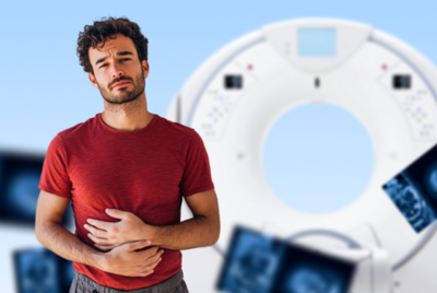 Причина боли в животе у мужчин